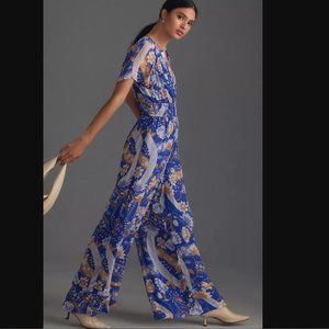 Anthropologie Somerset Jumpsuit: Chiffon Edition - S - NWT
